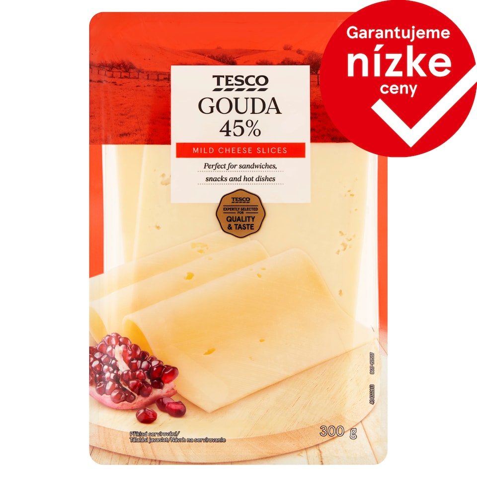 Tesco Gouda 45% 300 g