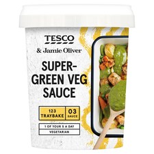 Tesco & Jamie Oliver Super Green Veg. Sauce 500G