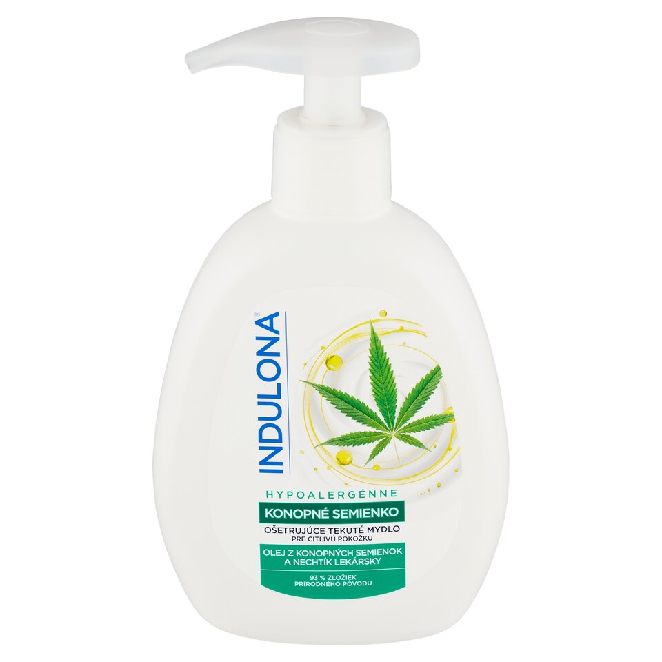 obrázok 1 z Indulona Konopné semienko hypoalergénne ošetrujúce tekuté mydlo 250 ml