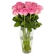 image 1 of Tesco Pink Roses Flowers Bouquet