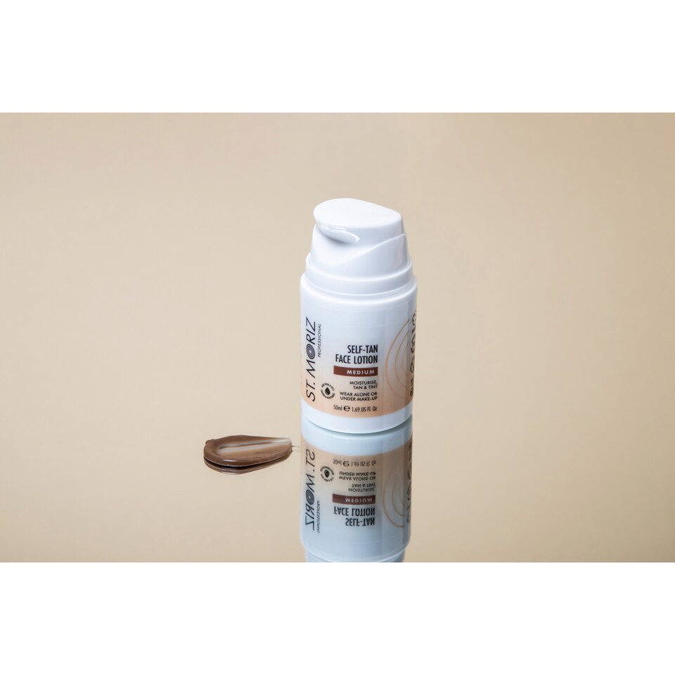 image 1 of St Moriz Professional Self Tan Face Lotion Medium 50ml 