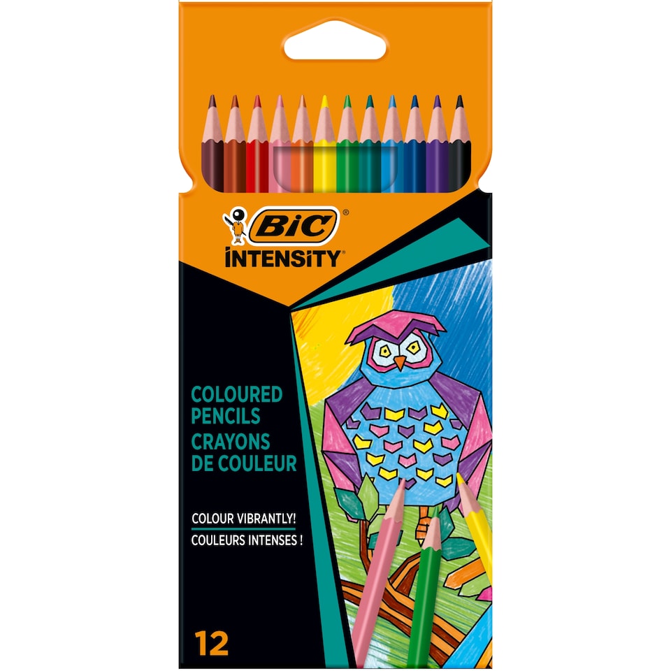 image 1 of BIC Intensity Colouring Pencils 12 Pack