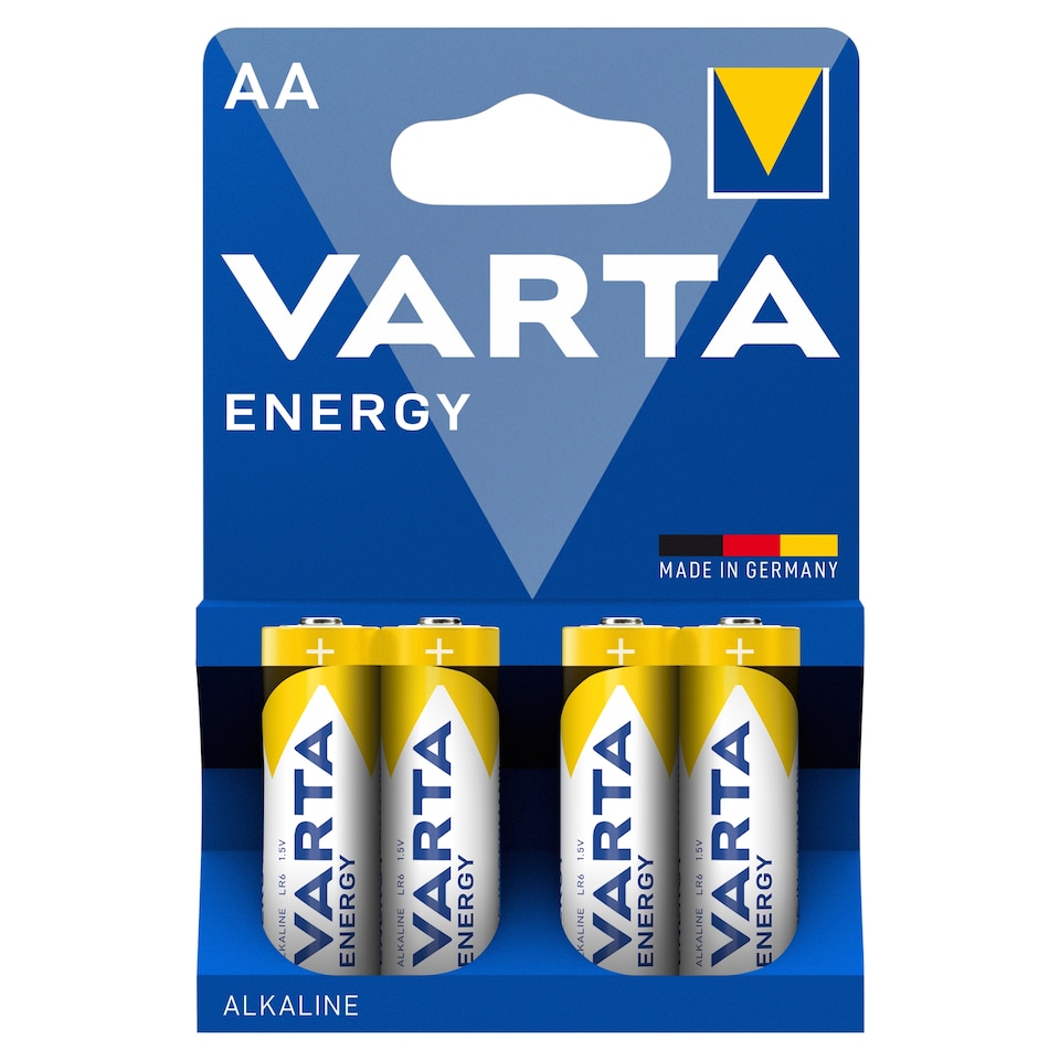 Varta Energy AA LR6 1,5 V High Performance Alkaline Battery 4 pcs