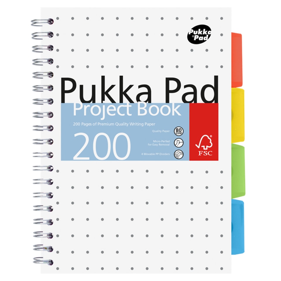 Pukka White B5 Project Book
