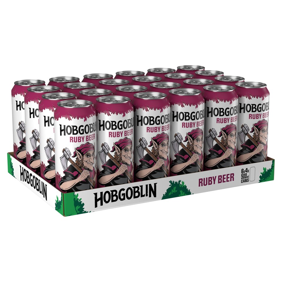 image 1 of Hobgoblin Ruby Ale Beer Can 4x500ml