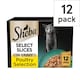 image 1 of Sheba Select Slices Cat Food Pouches Poultry in Gravy 12x85g