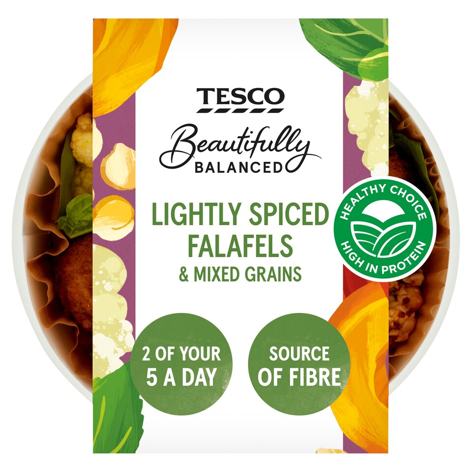 Tesco Beautifully Balanced Lightly Spiced Falafel 375G
