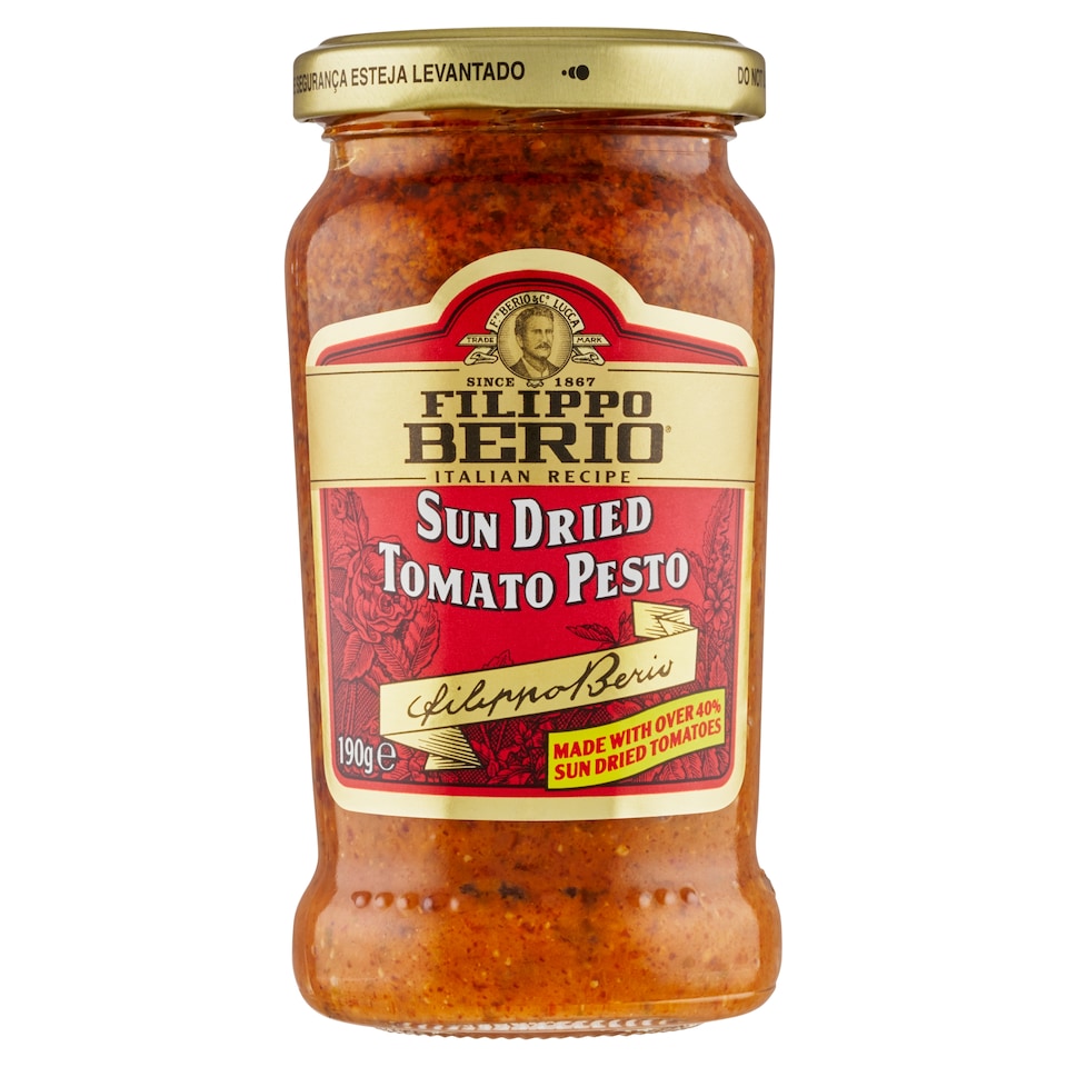 Obrázek 1 pro produkt Filippo Berio Pesto ze sluncem sušených rajčat 190g