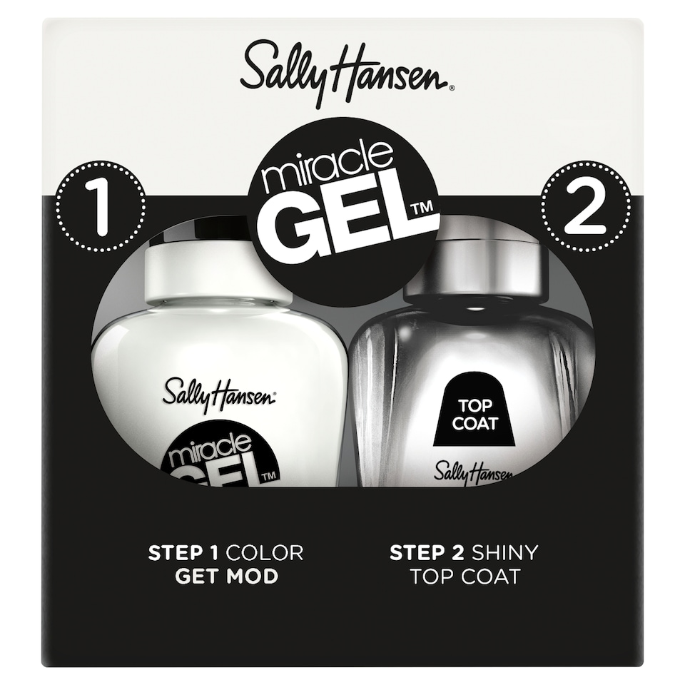 Sally Hansen Miracle Gel Nail polish Duo Pack - 900 Get Mod 29.4 ML