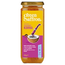 GREEN SAFFRON KORMA INDIAN COOK-IN SCE 460G