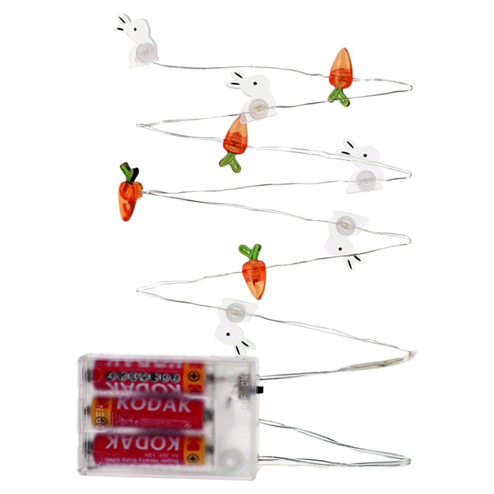 obrázok 1 z Jumi 10 Mini LED svetielka so zajačikmi a mrkvou