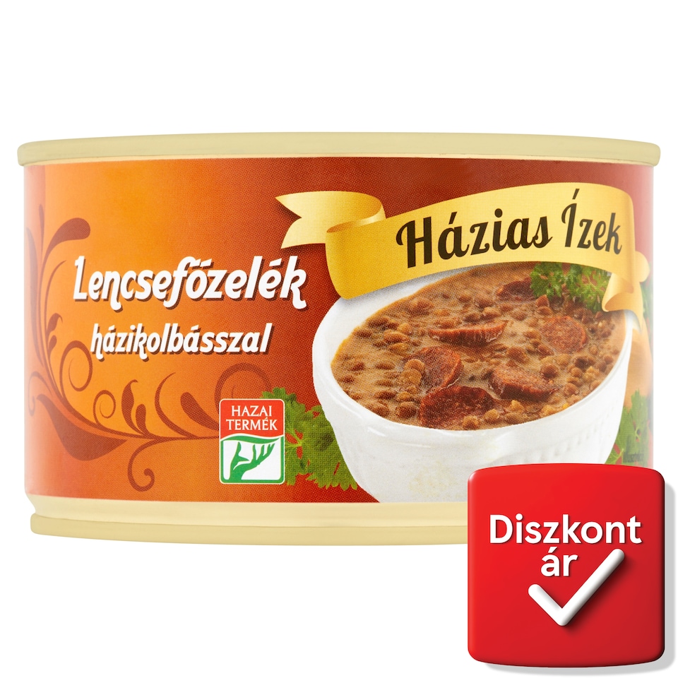 Házias Ízek Dish of Lentils with Sausage 400 g