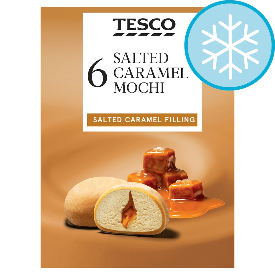 Tesco Salted Caramel Mochi 210g