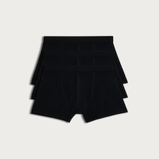 F&F 3-Pack Cotton Rich Trunks in Black