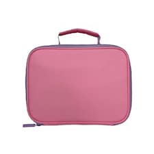 Tesco Pink With Lilac Trim Lunch Bag