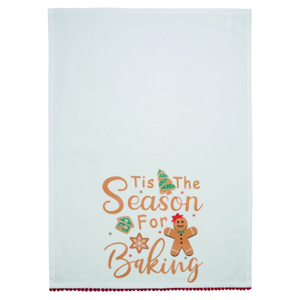 image 1 of F&F Home Gingerbread Teatowel 50 cm x 70 cm 2 pcs