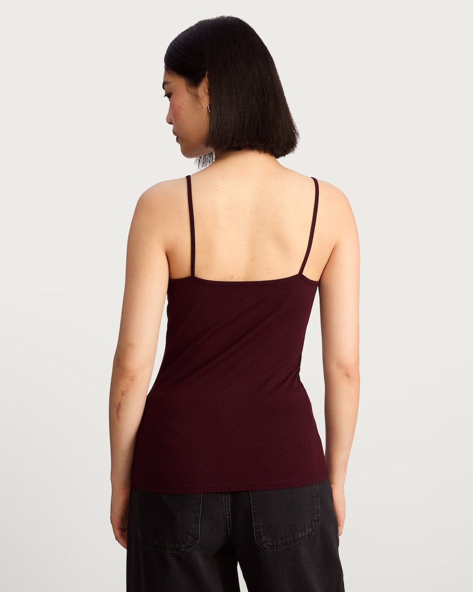 image 1 of F&F 3-Pack Cotton Rich Spaghetti Strap Vests in Multi