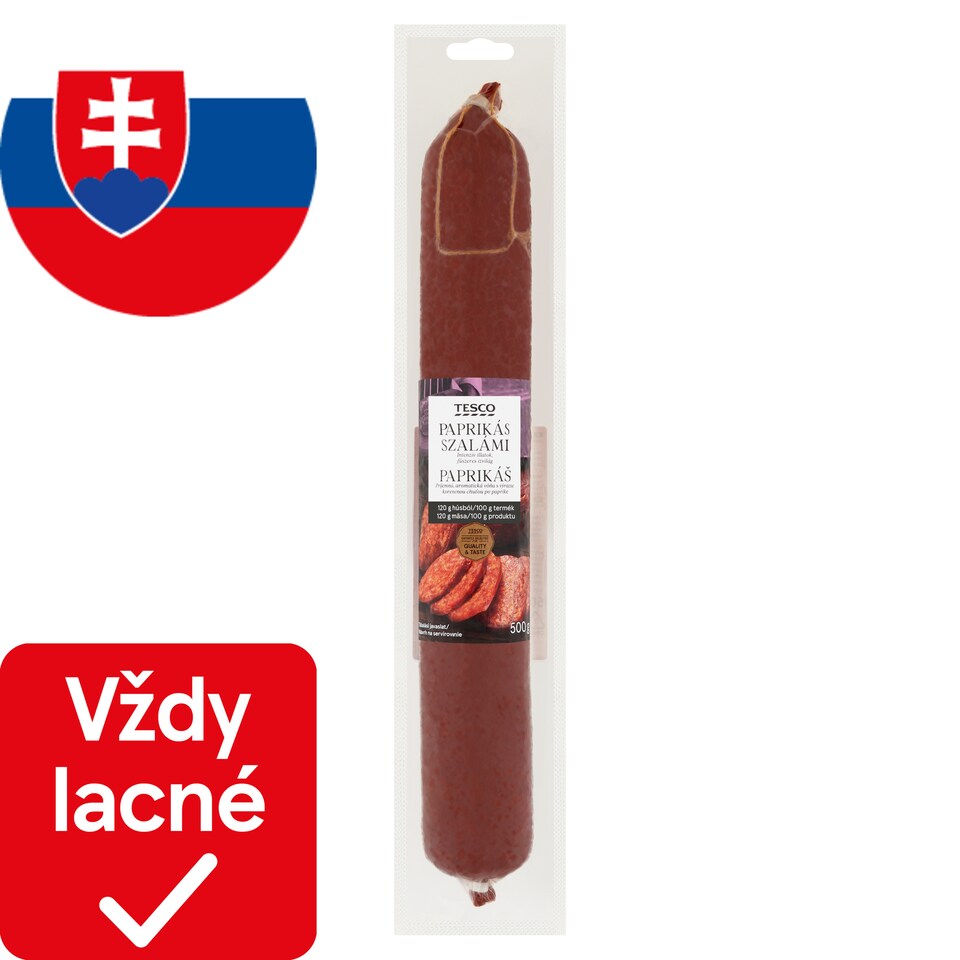 Tesco Paprikáš saláma 500 g