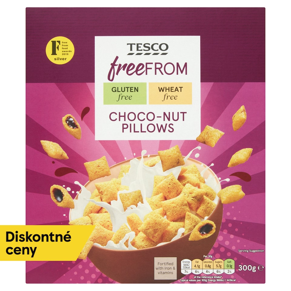 image 1 of Tesco Free From Choco-Nut Pillows 300 g