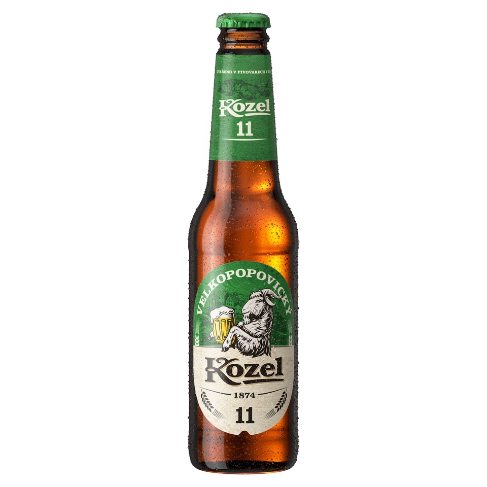 Velkopopovický Kozel 11 pivo ležák světlý 0,33l