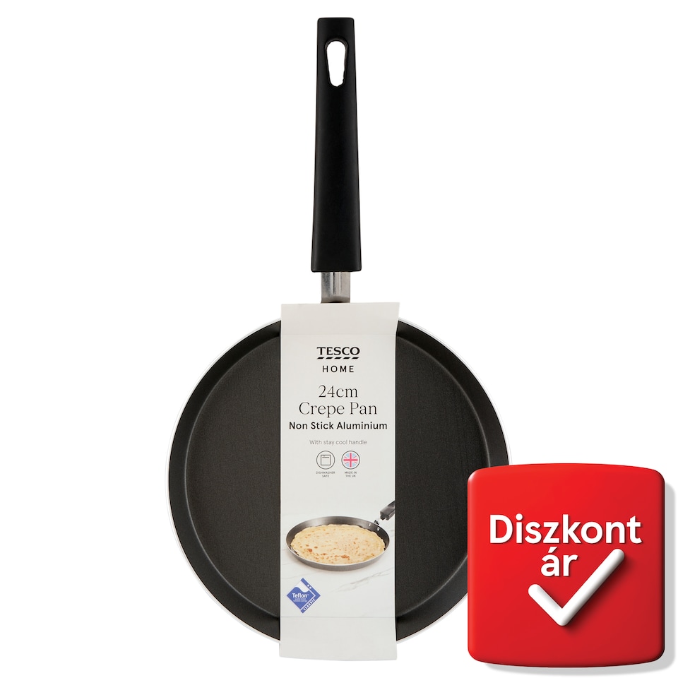 Tesco Home alumínium palacsintasütő 24 cm  1. kép