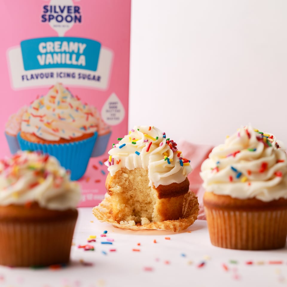 image 1 of Silver Spoon Creamy Vanilla Flavour Icing Sugar 200g