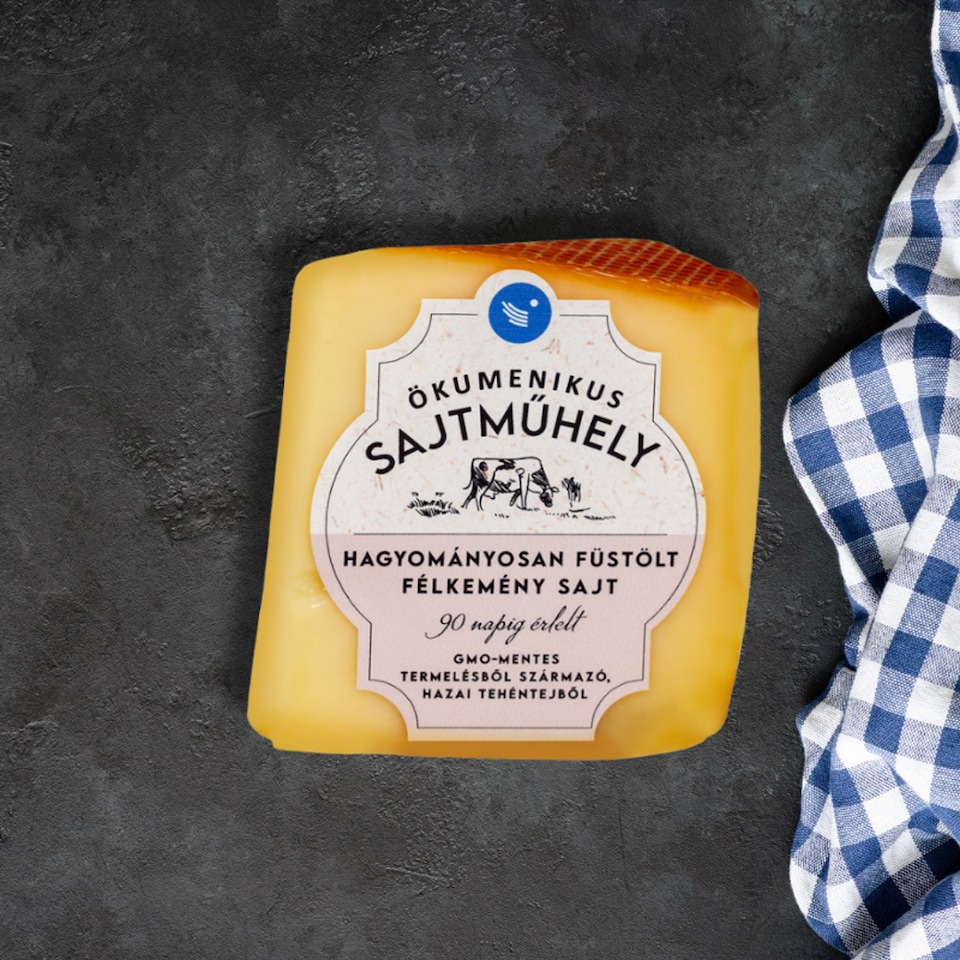 image 1 of Kastélyosdombói Sajtműhely Kastélyosdombó Aranya Semi-Hard Smoked Cheese 150 g