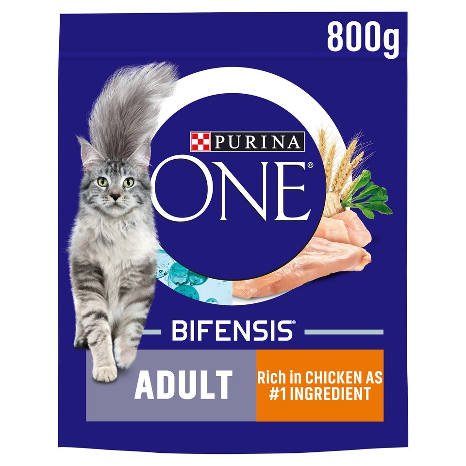 image 1 of Purina One Adult Dry Cat Food Chicken & Wholegrain 800G