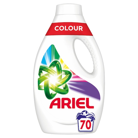 Ariel Colour Washing Liquid Detergent 70 Washes 2450Ml Tesco Groceries