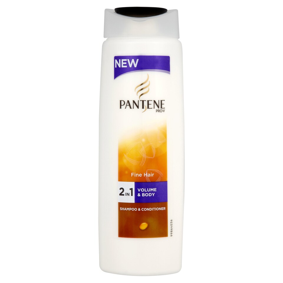 Pantene 2 In 1 Volume And Body Shampoo Conditioner 400Ml