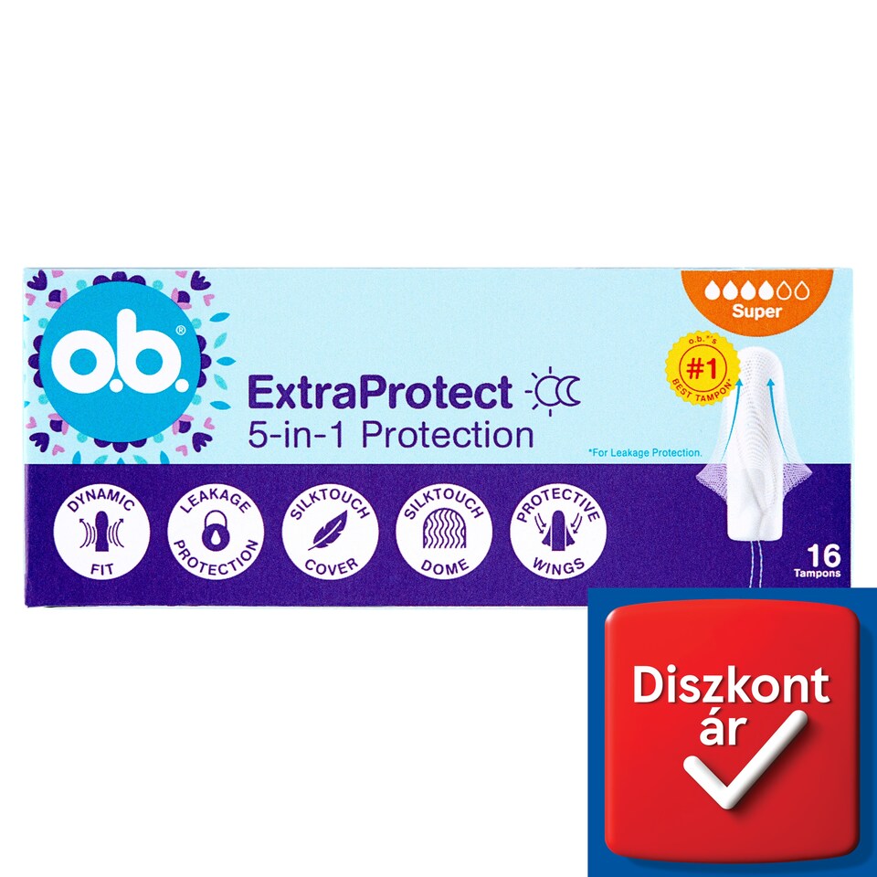o.b. ExtraProtect Super Tampons 16 pcs