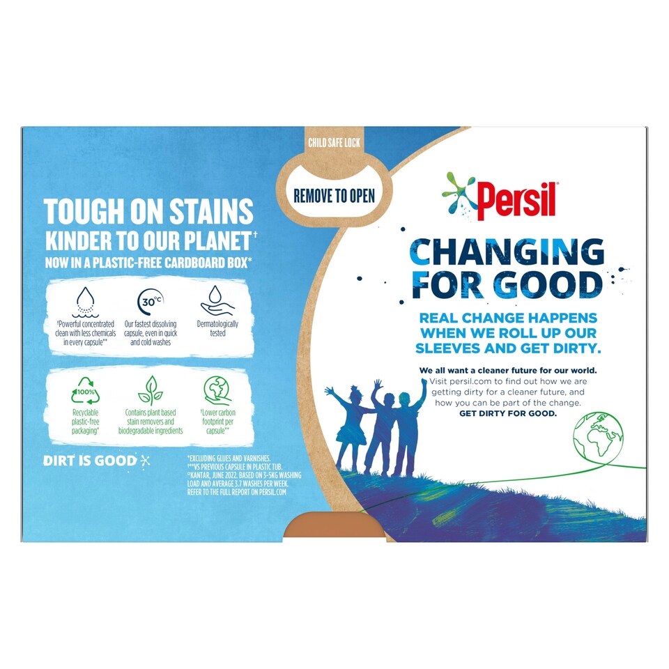 image 1 of Persil Non Bio 3 in 1 Sensitive Washing Capsules Laundry Detergent 26 Washes 548.6g