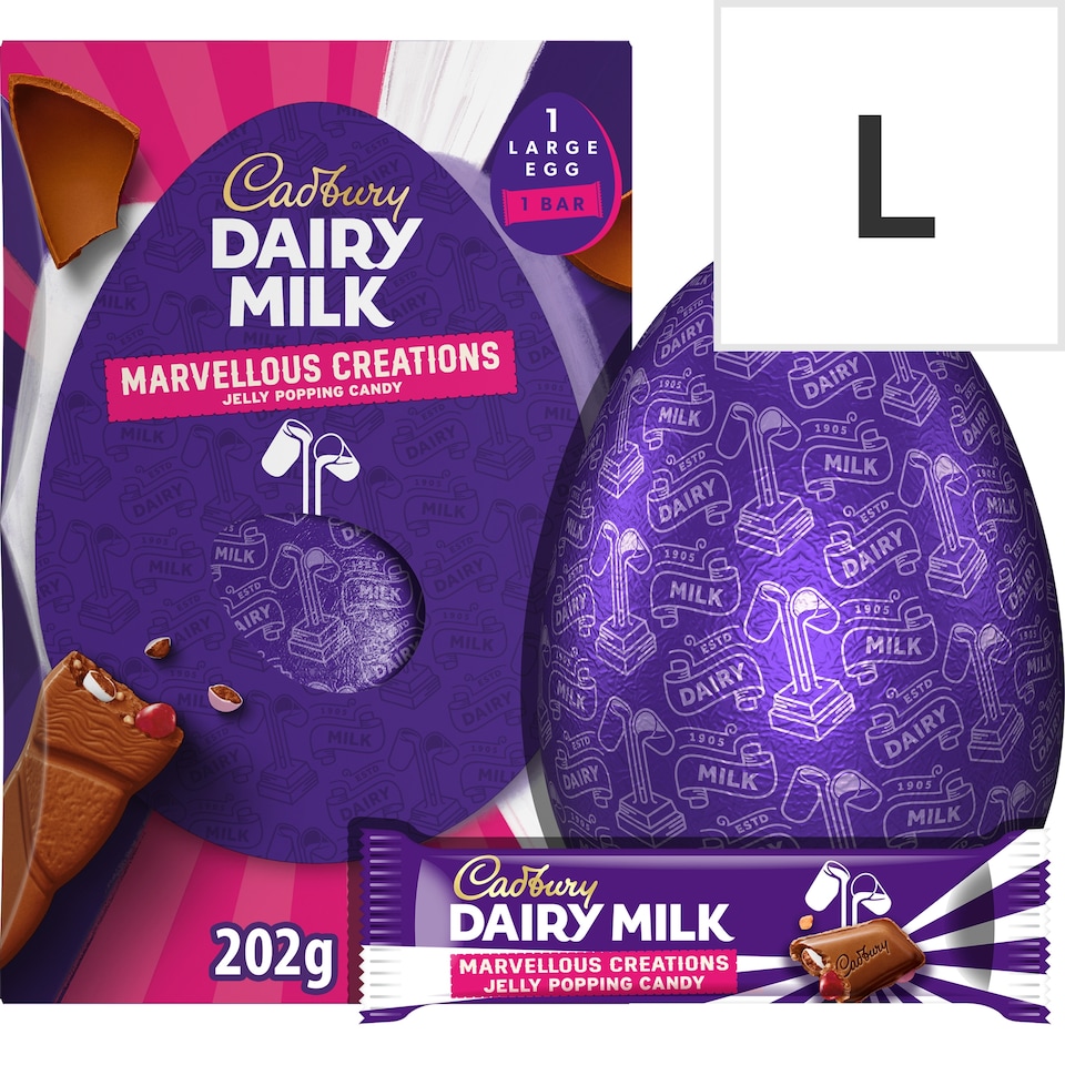 Cadbury Dairy Milk Marvellous Creations Chocolate Easter Egg 202g