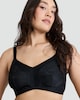 image 2 of F&F Floral Embroidered Full Cup Bra in Black