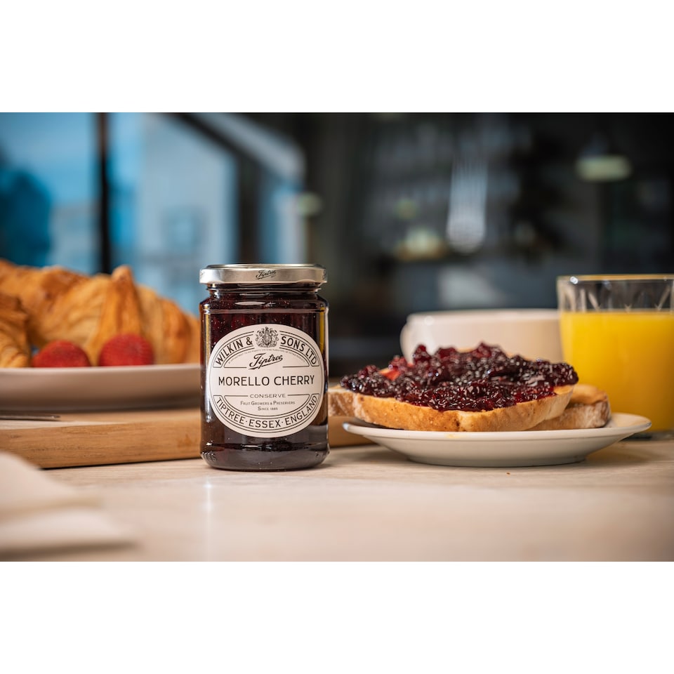 image 1 of Tiptree Morello Cherry Conserve Extra jam  340g