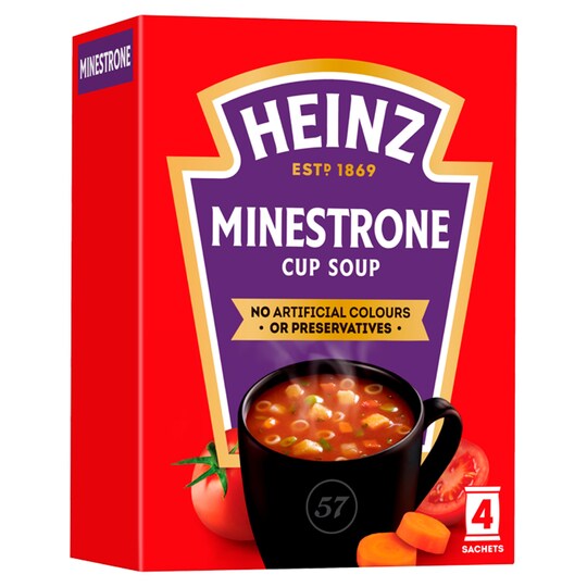 Heinz Minestrone Dry Cup Soup 72G Tesco Groceries