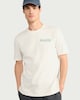 image 3 of F&F Pure Cotton Montpellier Oversized Fit T-Shirt in Ecru