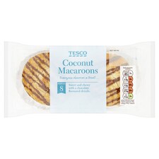 Tesco Coconut Macaroons 8 Pack