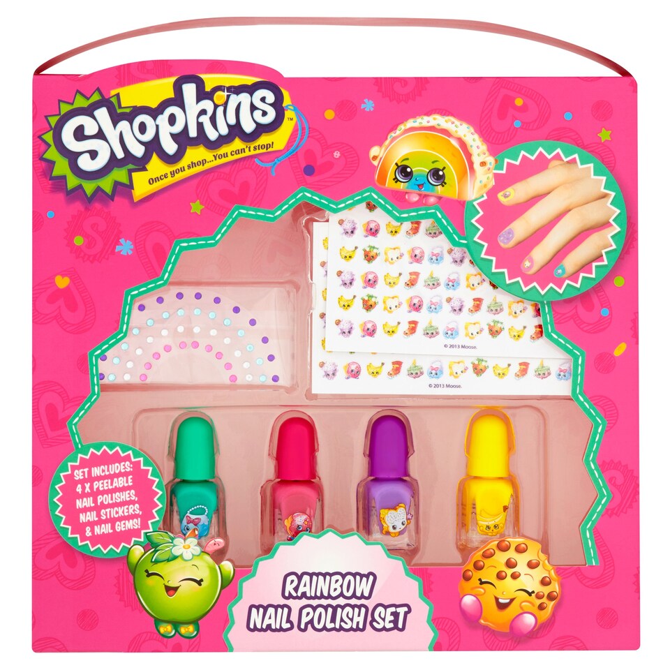 Shopkins Rainbow Nail Polish Set