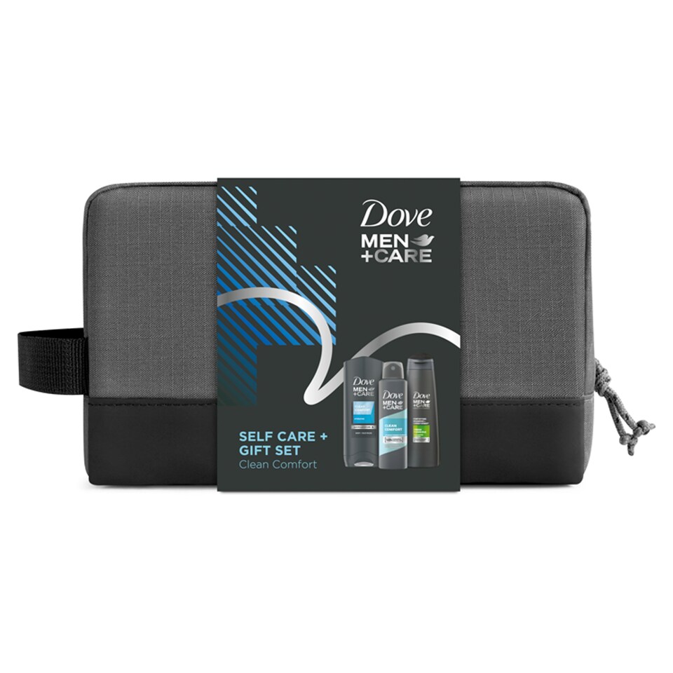 Dove Men+Care Celan Comfort ajándékcsomag neszesszerrel