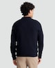 image 3 of F&F Pure Cotton Herringbone Textured Jumper in Navy