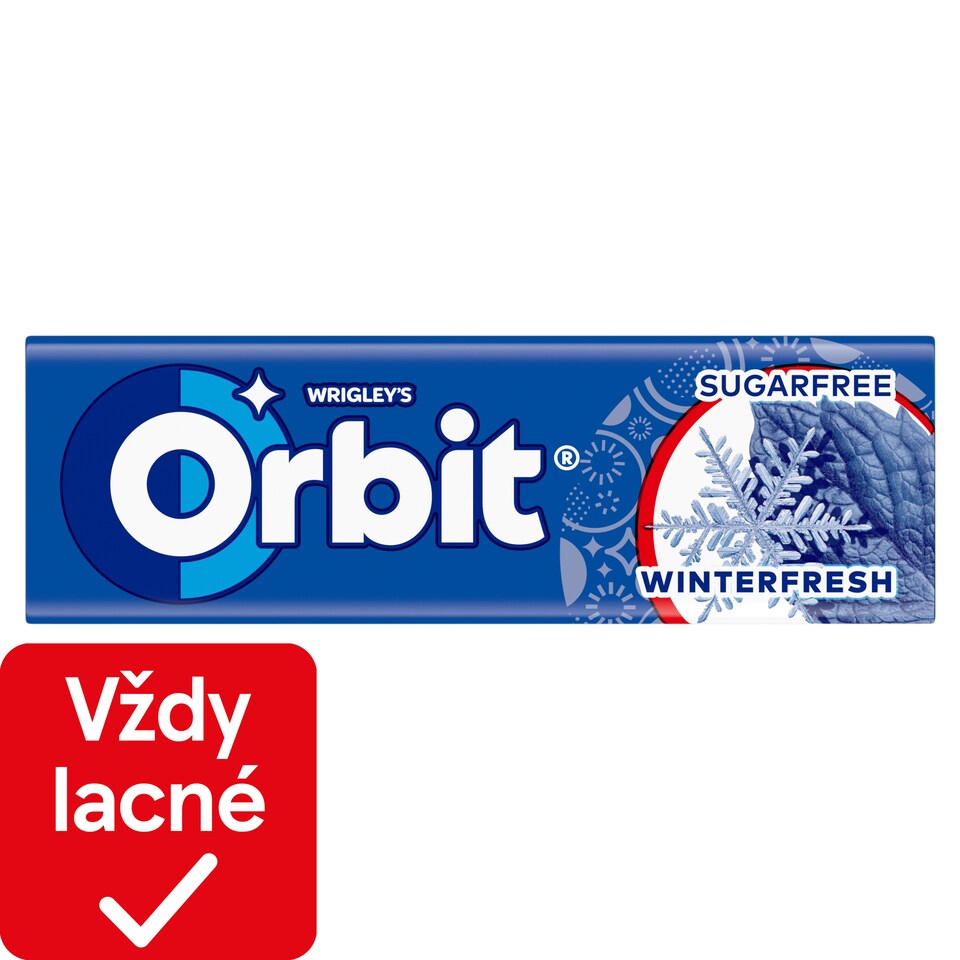 image 1 of Wrigley's Orbit Winterfresh Sugar-Free Chewing Gum with Mint and Menthol Flavor 10 pcs 14 g