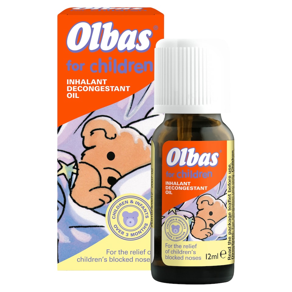 image 1 of Olbas Oil Inhalant Decongestant For Children - 12ml