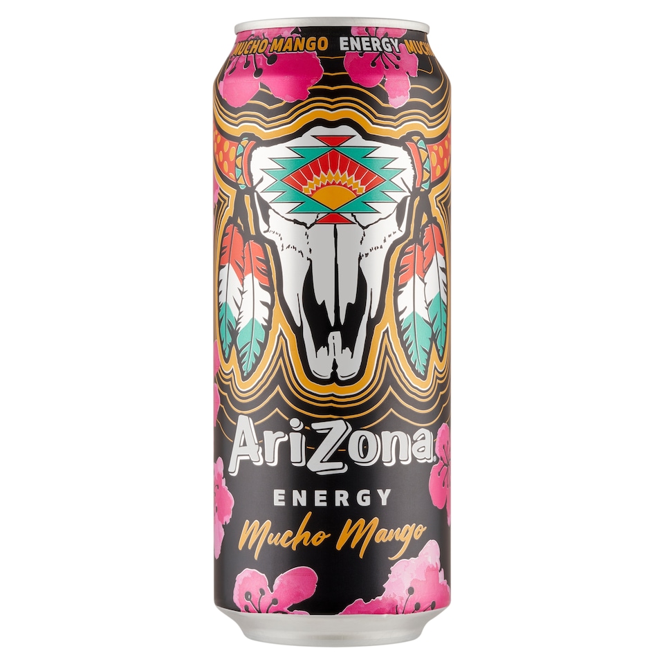 Arizona Mucho Mango Carbonated Energy Drink with Green Tea 500 ml