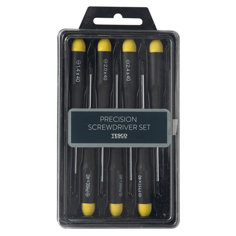 Tesco 7Pcs Precision Screwdriver Set