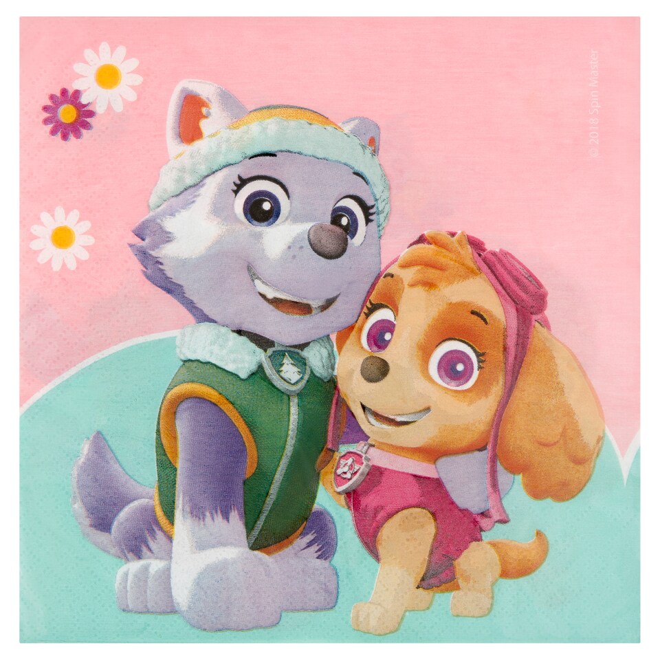 Decorata Party Mancs őrjárat mintás szalvéta 33 x 33 cm 2 rétegű 20 db