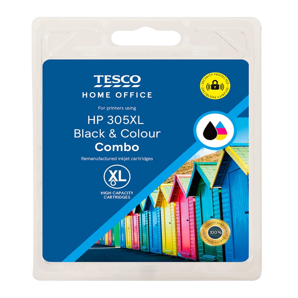 Tesco Hp305xl Inkjet Cartridge Black & Colour Combo