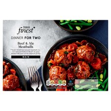 Tesco Finest Beef & Ale Meatballs 500G