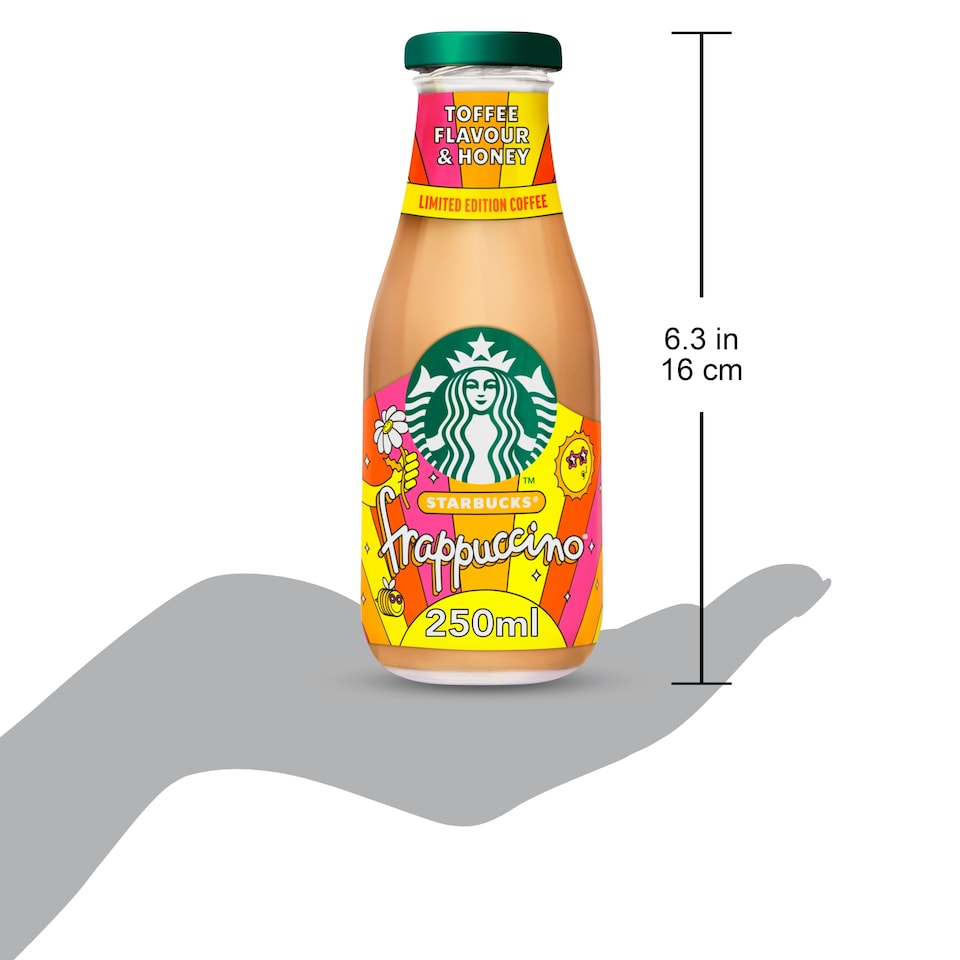 image 1 of Starbucks Frappuccino Toffee & Honey Sip on Sunshine Iced Coffee 250ml