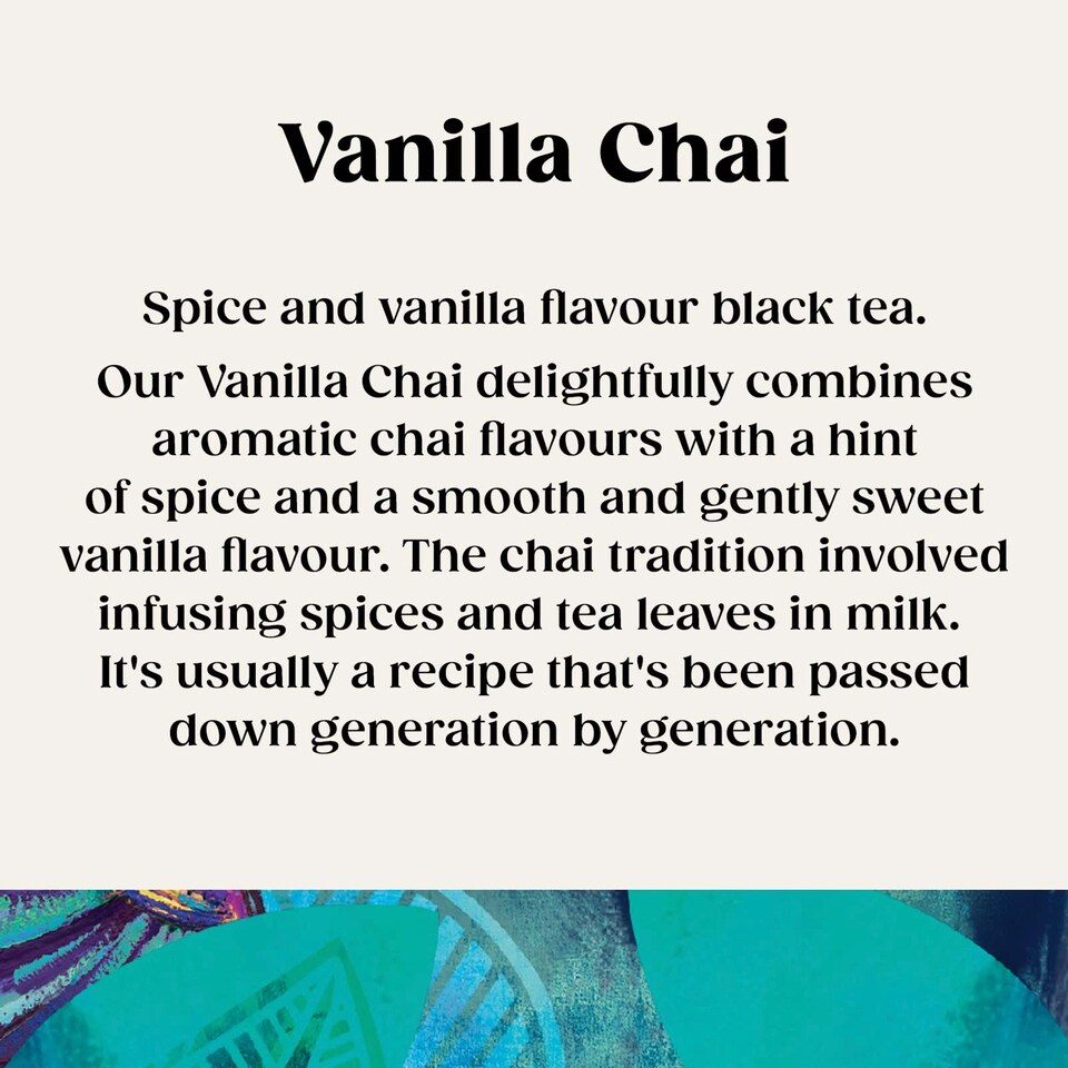 image 1 of Twinings Vanilla Chai Smooth & Sweet 20 Tea Bags 40g